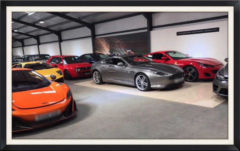 London storage facility for performance cars.